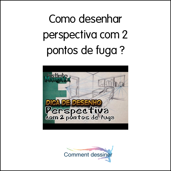 Como desenhar perspectiva com 2 pontos de fuga